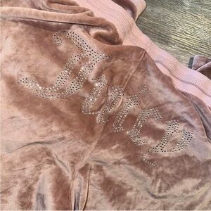 Juicy Couture Light Mauve Velour Tracksuit Bottoms